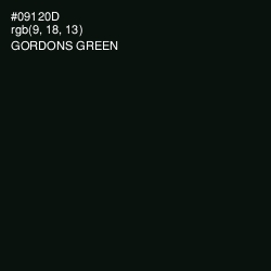 #09120D - Gordons Green Color Image